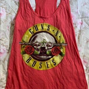 Red Guns N’ Roses tank top